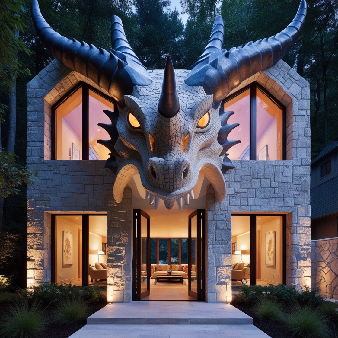 Dragon House Design: Fusing Fantasy and Functionality in Architectural Brilliance