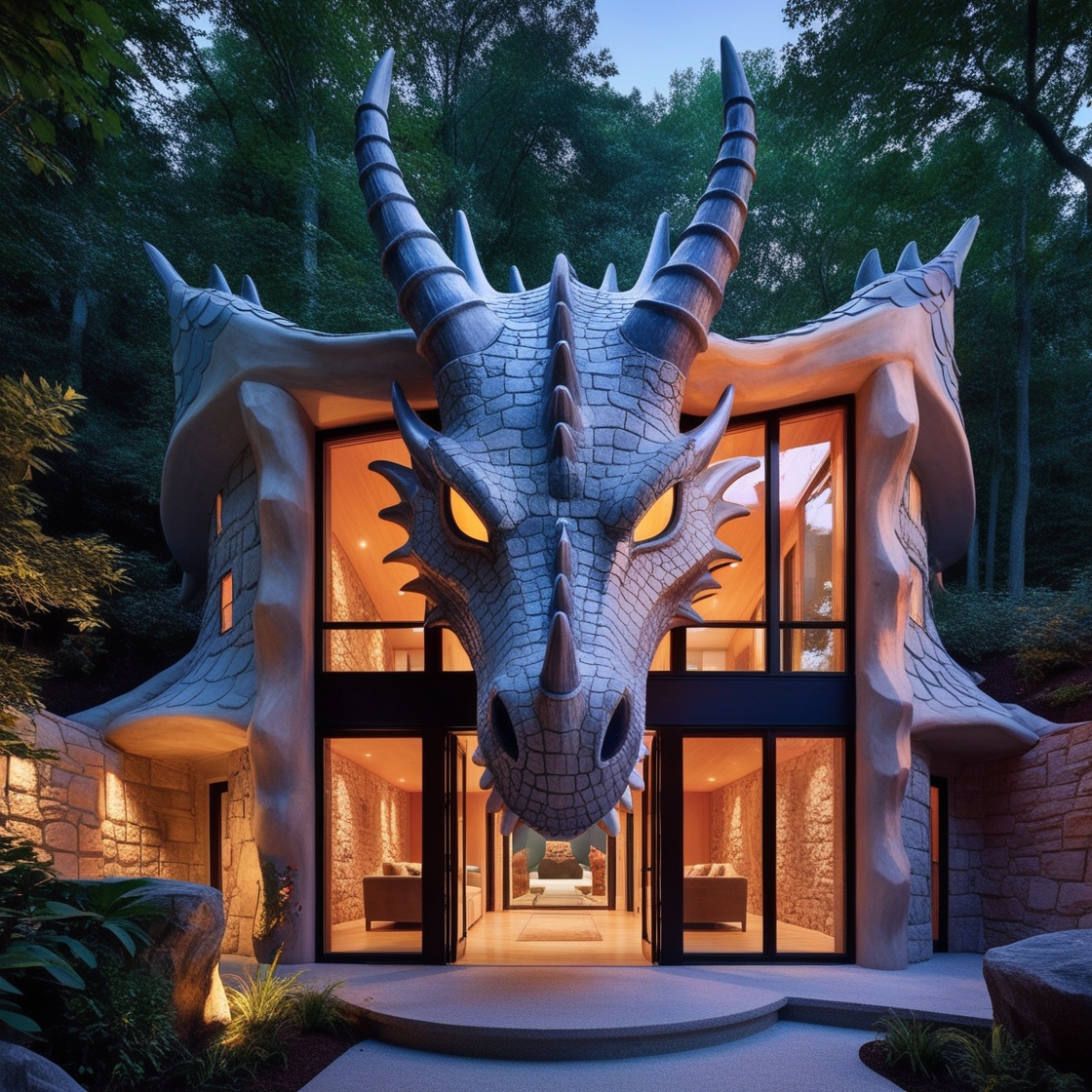 Dragon House Design: Fusing Fantasy and Functionality in Architectural Brilliance