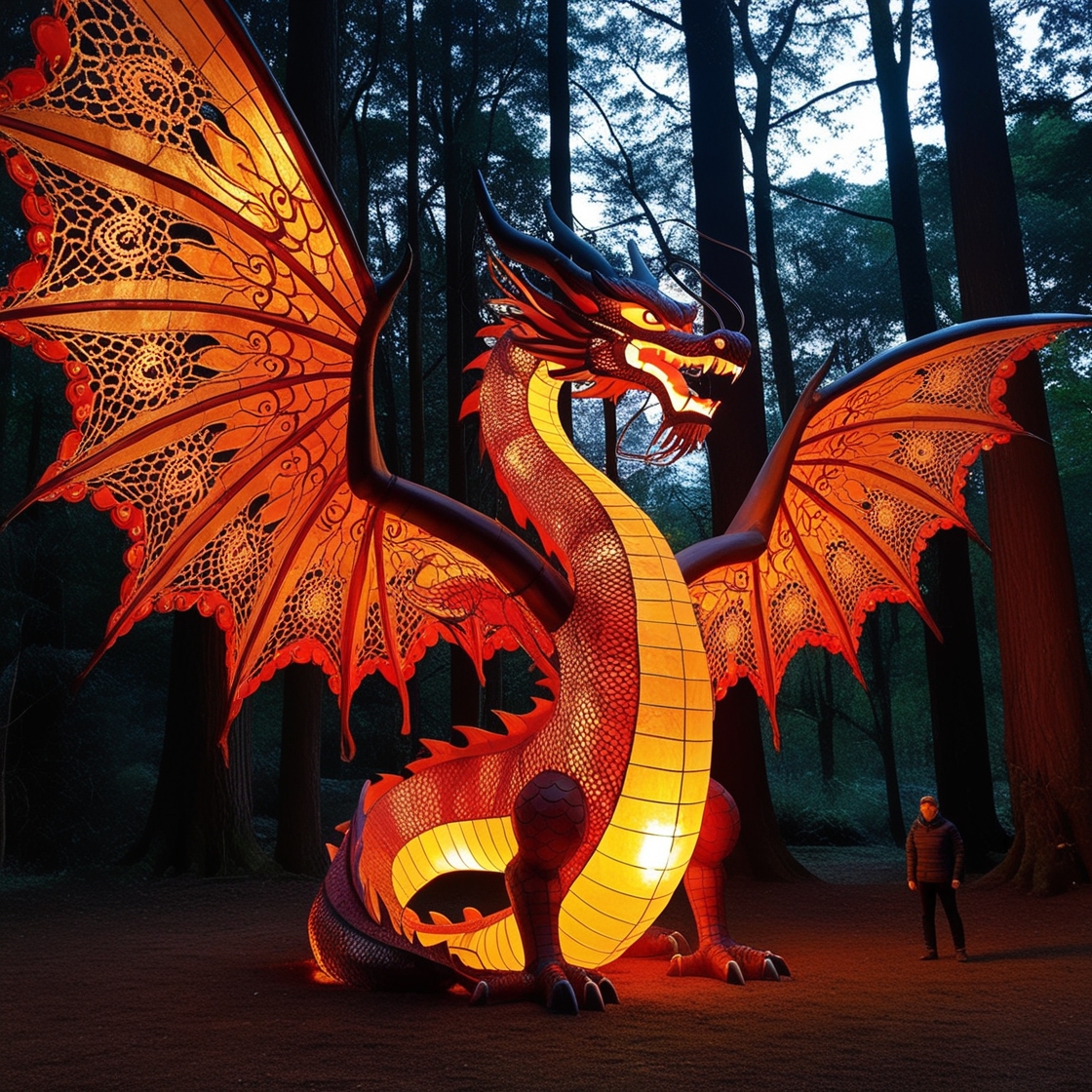 Dragon Wood Carved Lamp: A Fusion of Artistry and Enchantment for Your Home