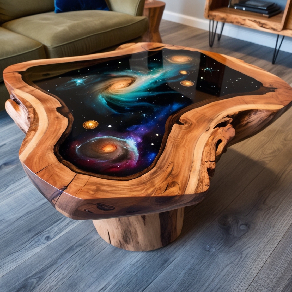 Epoxy Scene Coffee Tables: Bringing Nature’s Beauty to Your Living Room