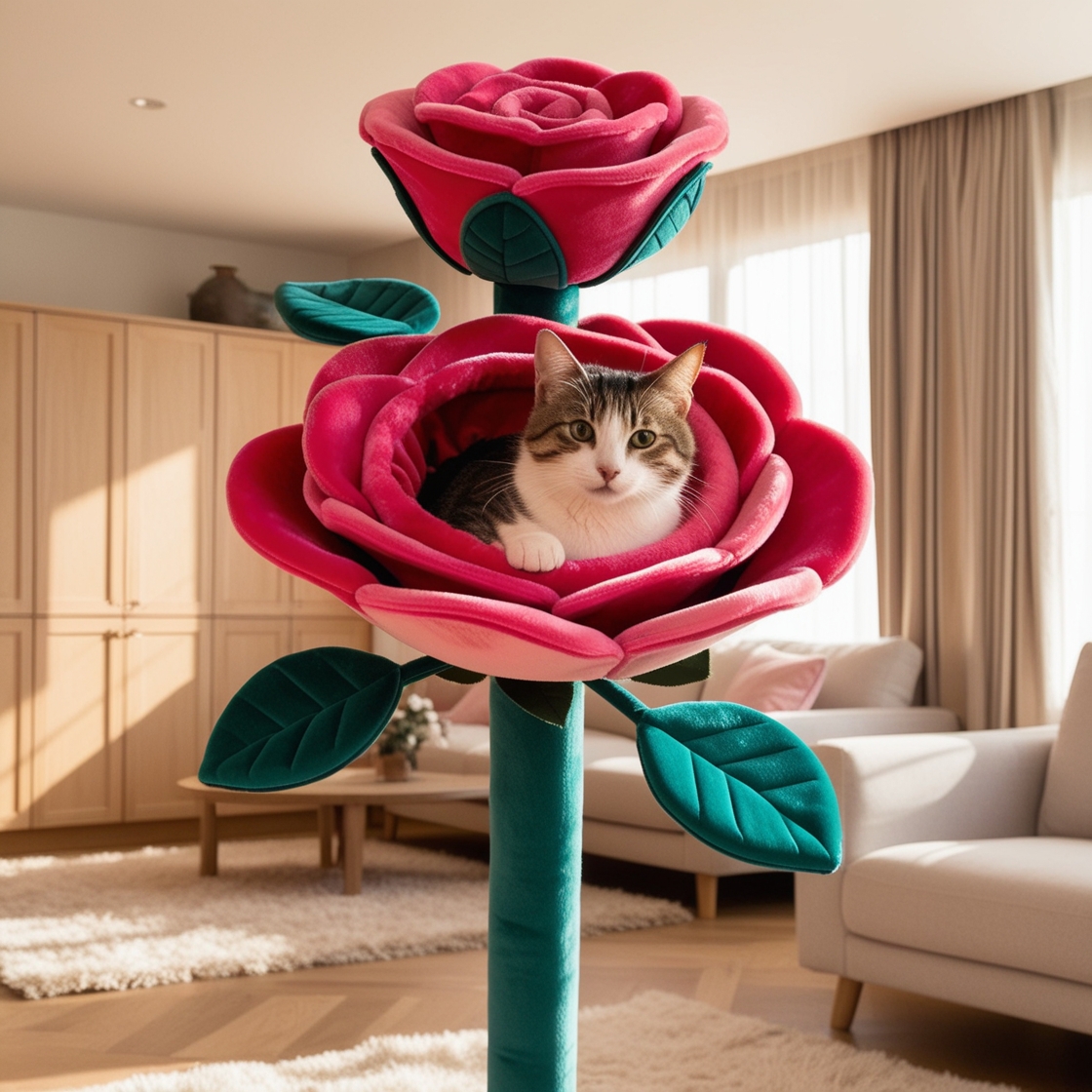 Blossom into Playtime: Discover the Charm of Flower Shaped Cat Trees