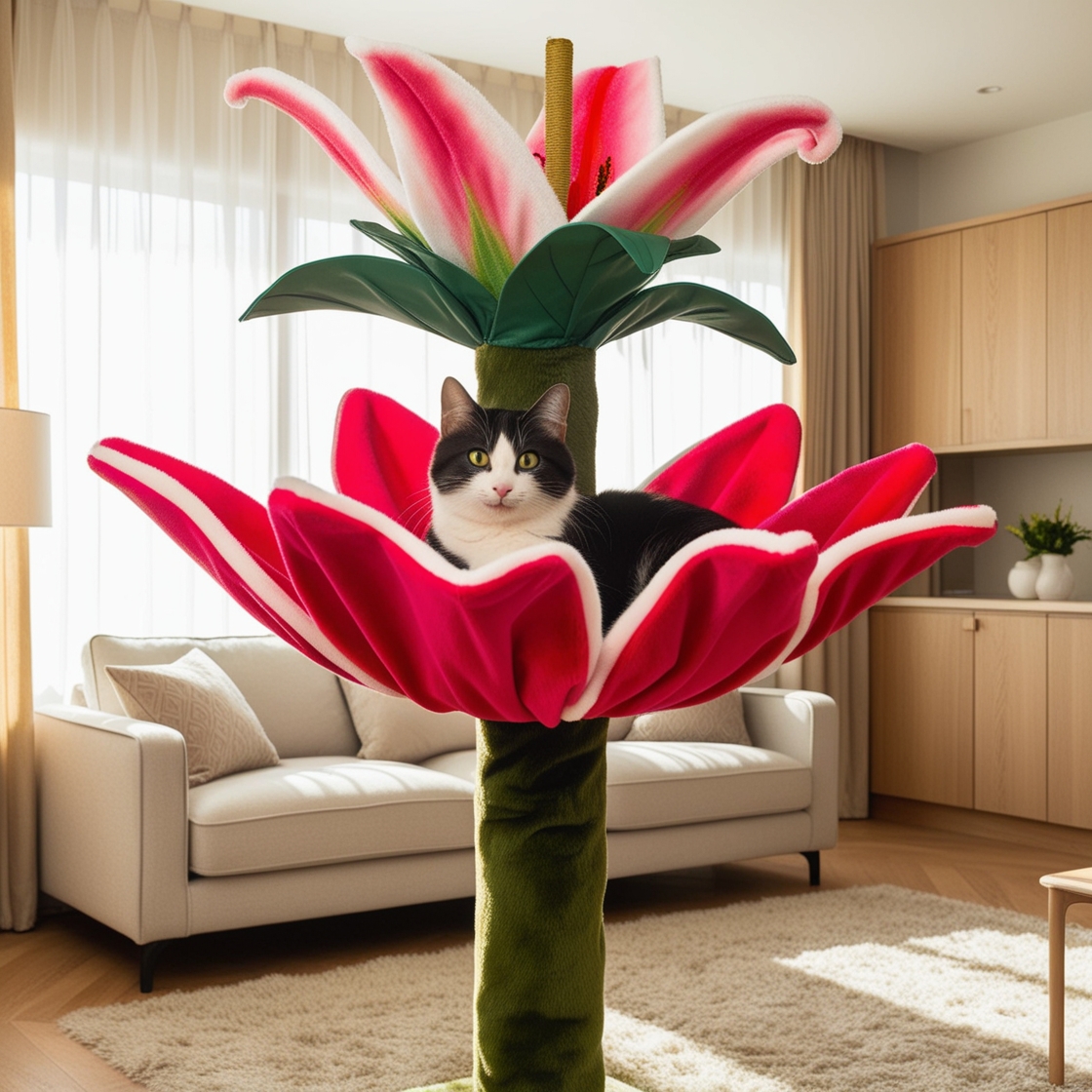 Blossom into Playtime: Discover the Charm of Flower Shaped Cat Trees