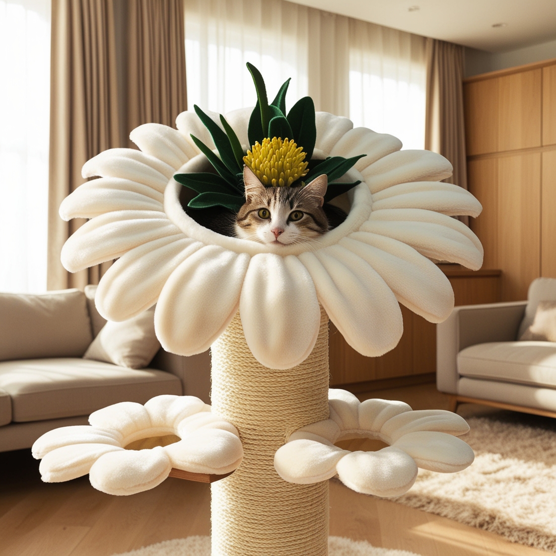 Blossom into Playtime: Discover the Charm of Flower Shaped Cat Trees