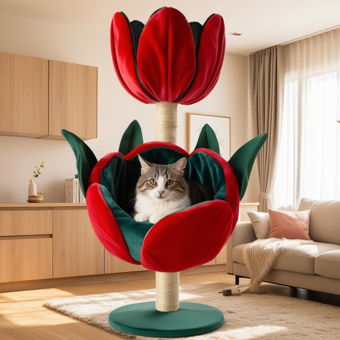 Blossom into Playtime: Discover the Charm of Flower Shaped Cat Trees