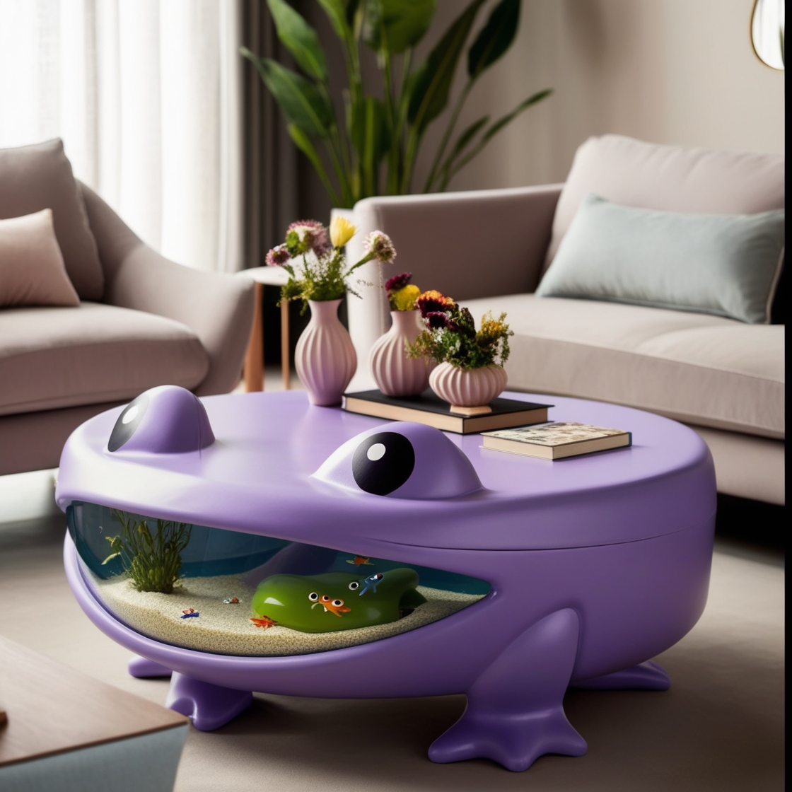 Transform Your Living Room with a Frog Aquarium Coffee Table: A Unique Blend of Nature and Style