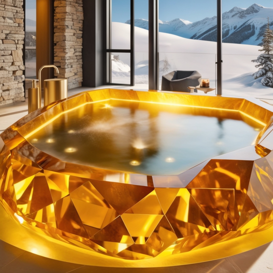 Bathe in Brilliance: The Exquisite Allure of Gem and Crystal Bathtubs