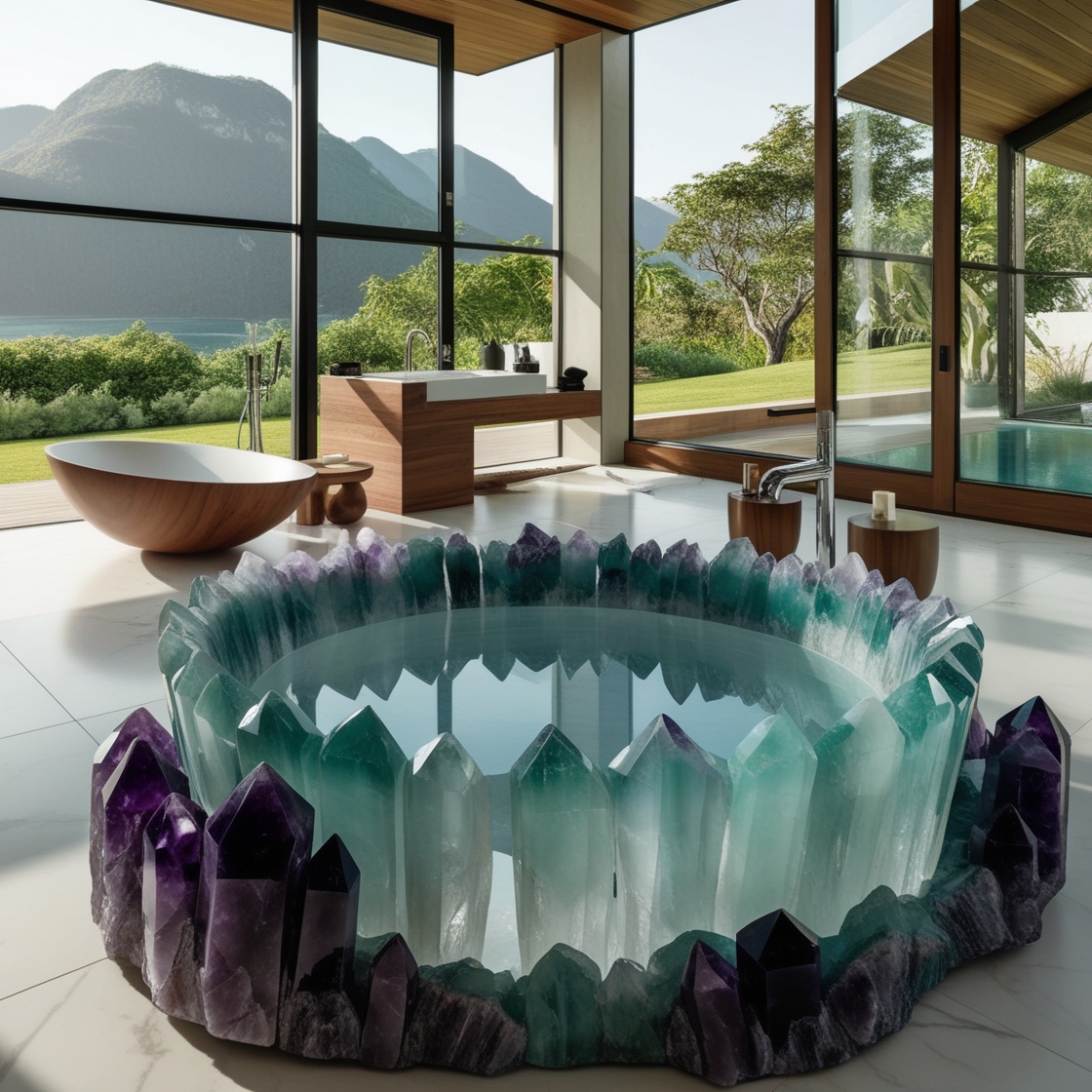 Bathe in Brilliance: The Exquisite Allure of Gem and Crystal Bathtubs