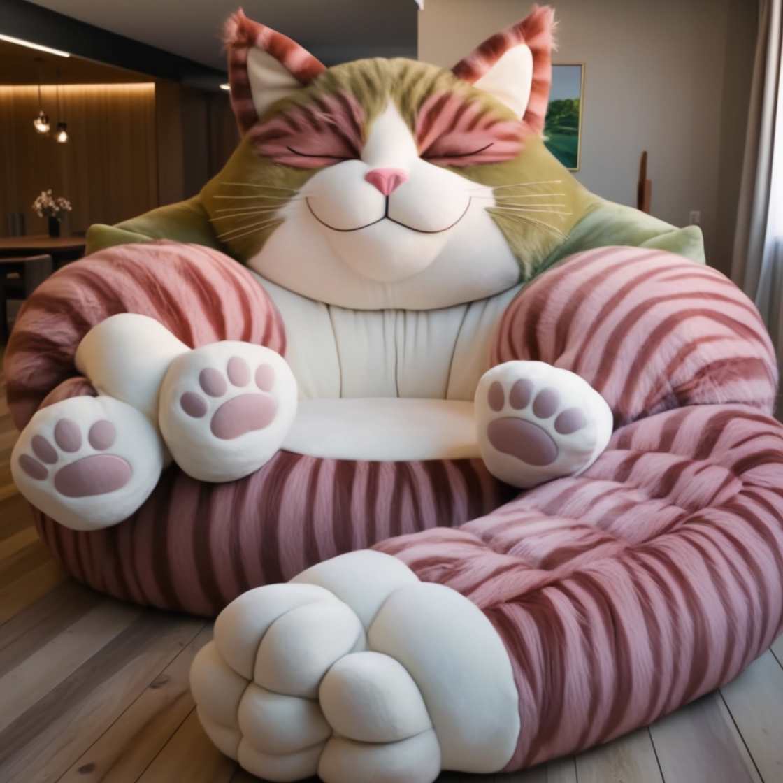 Relax in Style: The Ultimate Comfort of a Giant Cat Lounger