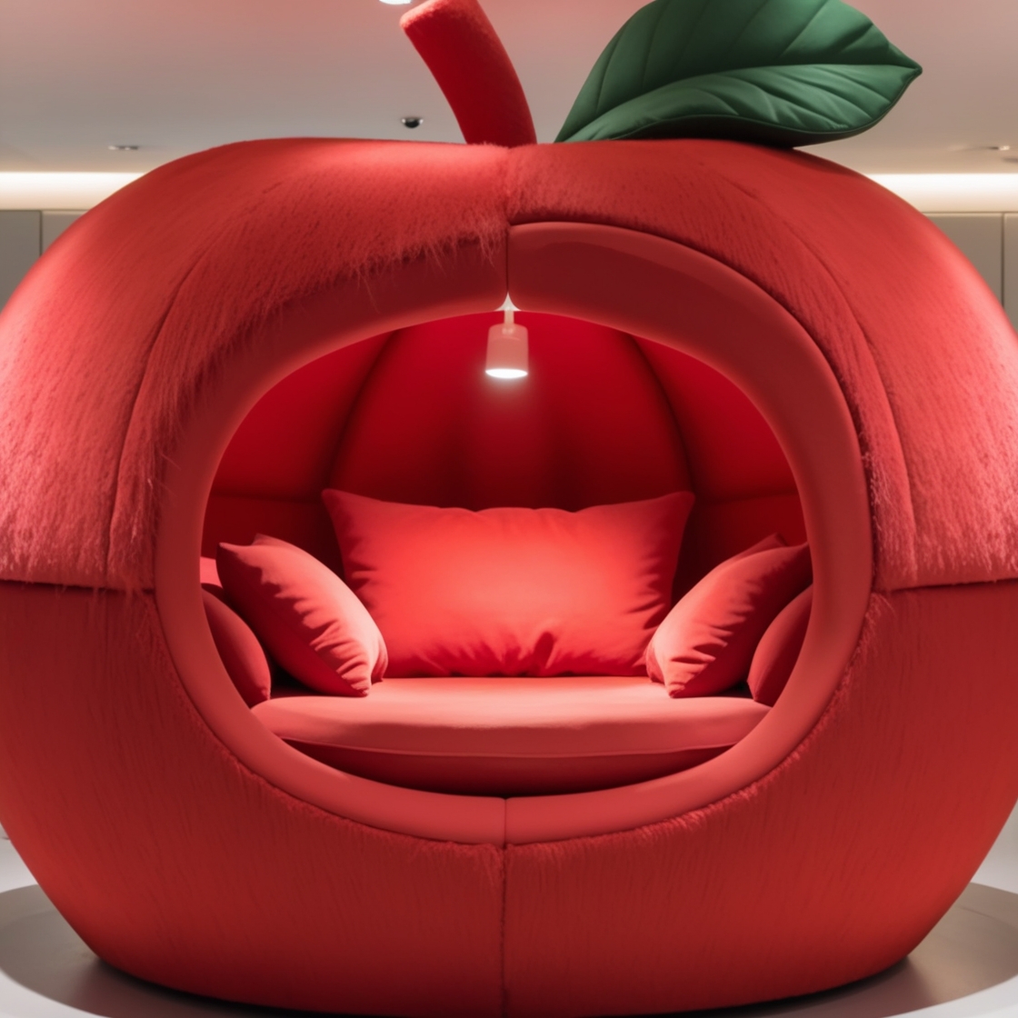 Relax in Style: Giant Fruit Lounging Pods for the Ultimate Outdoor Comfort