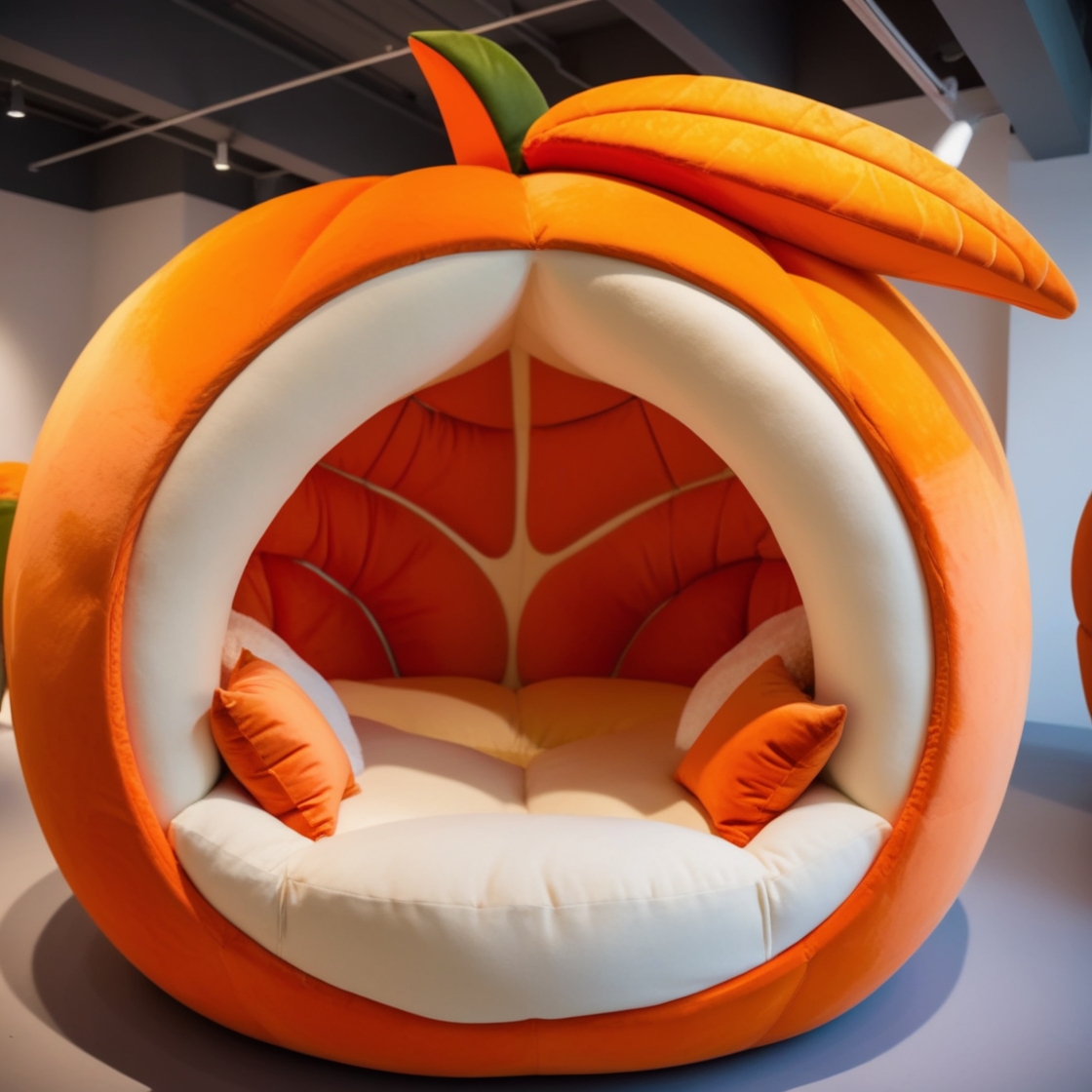 Relax in Style: Giant Fruit Lounging Pods for the Ultimate Outdoor Comfort