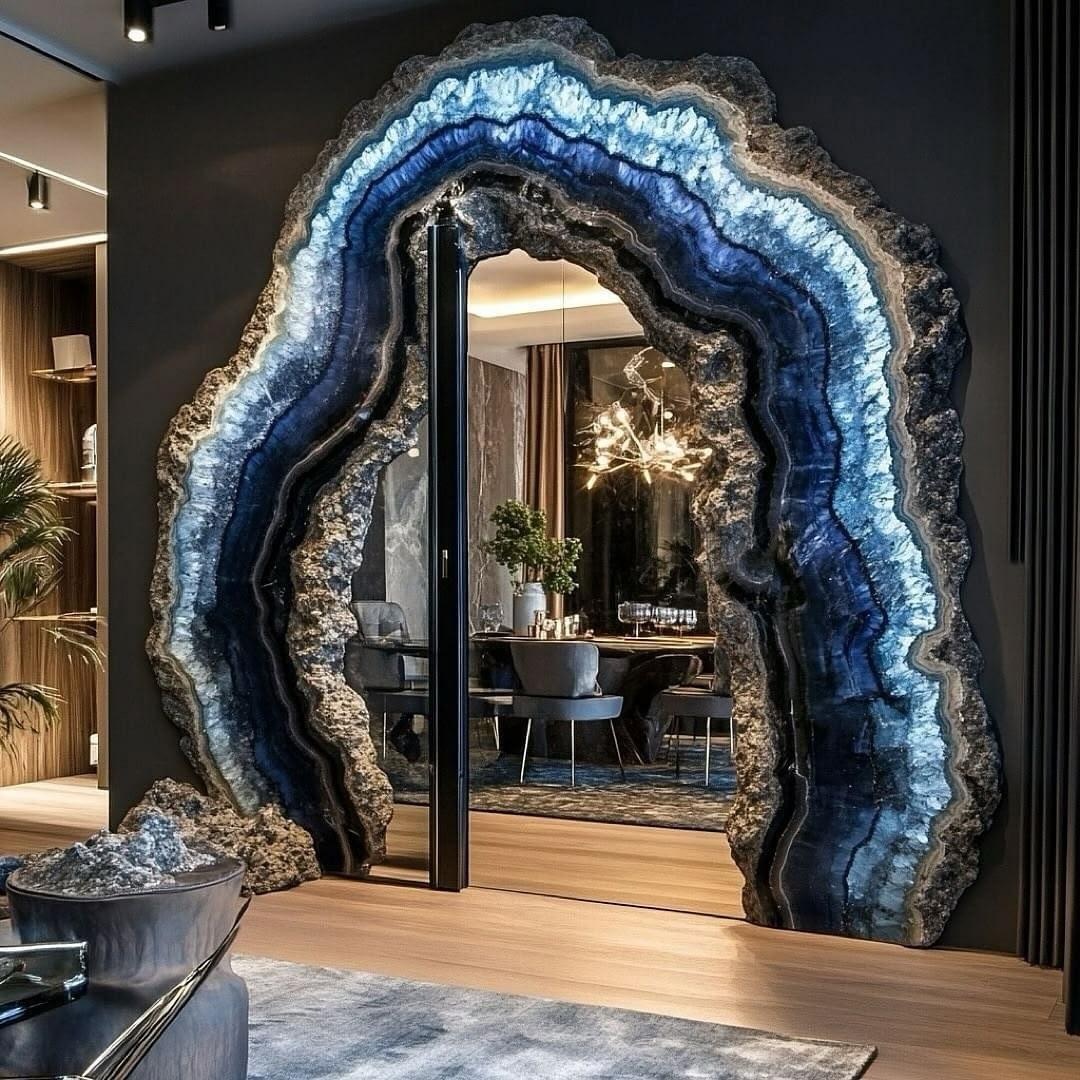 Giant Geode Doorways: Enter a World of Natural Beauty and Luxury