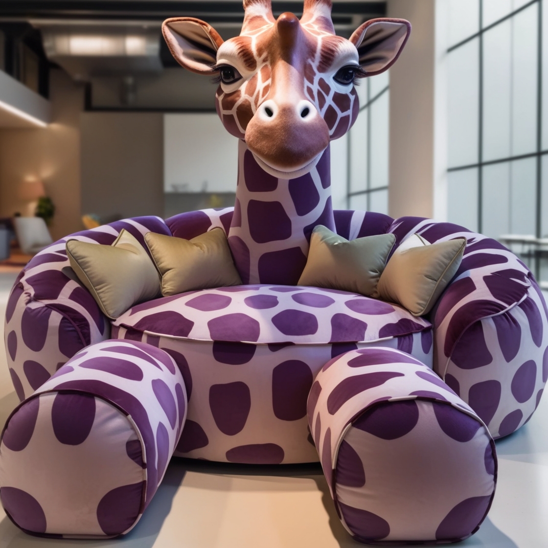 Relax in Style: Experience Ultimate Comfort with Giraffe Loungers