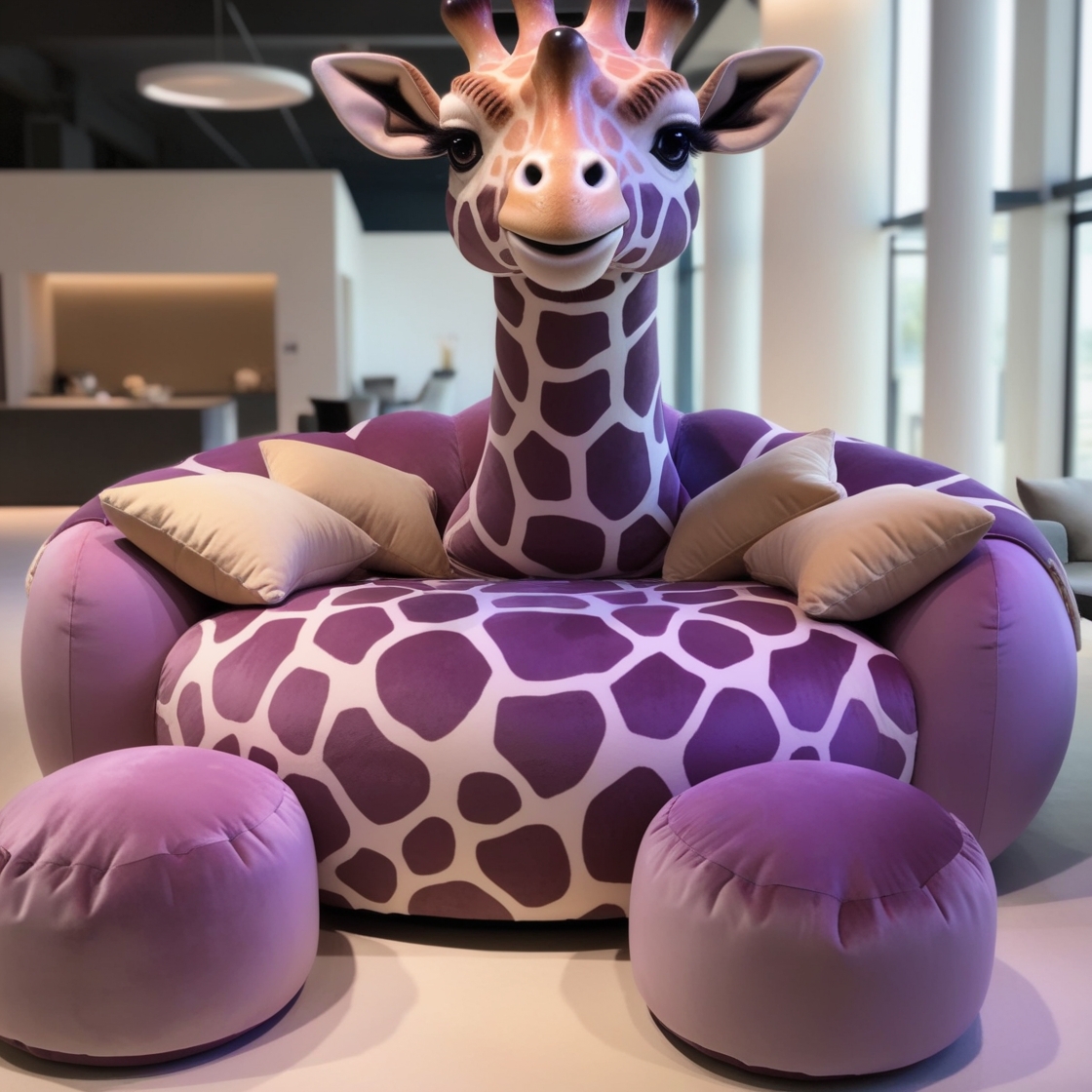 Relax in Style: Experience Ultimate Comfort with Giraffe Loungers