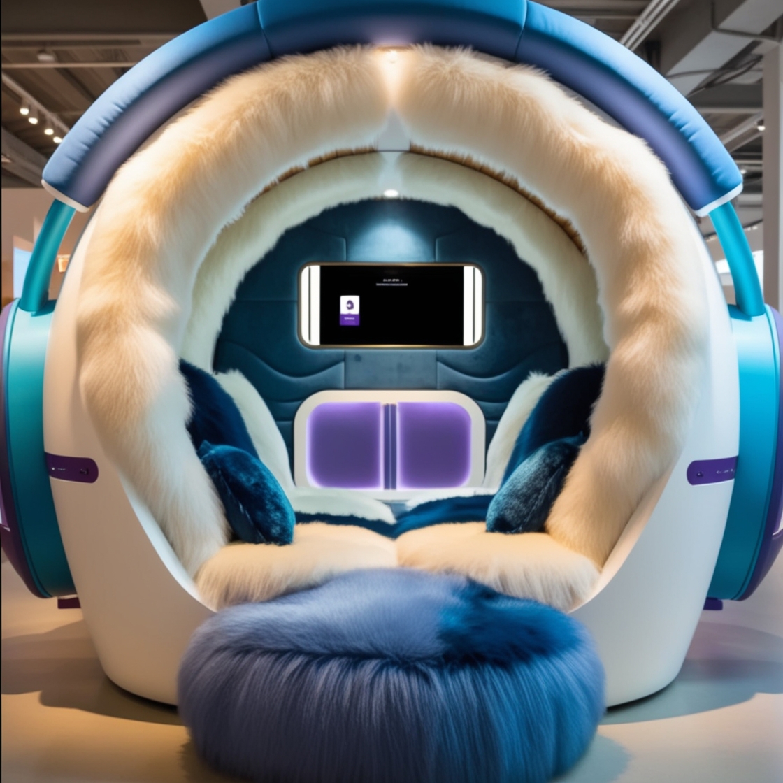 Immerse Yourself: Discover Ultimate Relaxation with the Headphone Lounging Pod