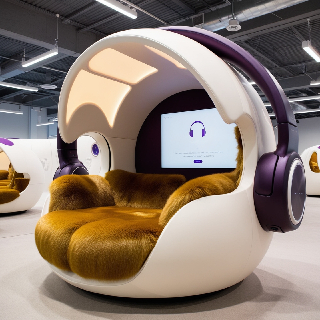 Immerse Yourself: Discover Ultimate Relaxation with the Headphone Lounging Pod