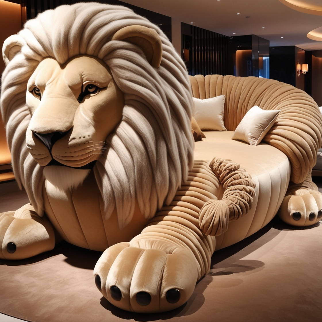 Unleash Luxury: Transform Your Space with Majestic Lion Loungers