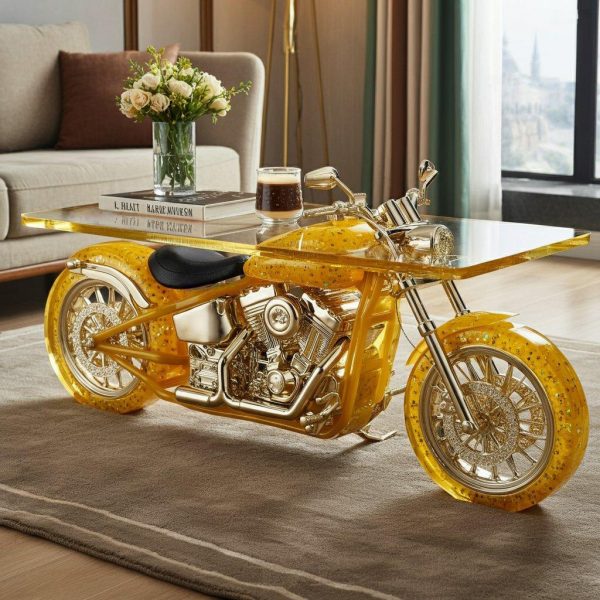 Make a Statement with the Motorcycle Epoxy Coffee TableUnleashing Creativity and Innovation in Home Décor