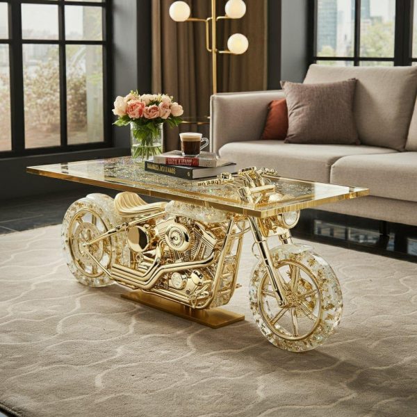 Make a Statement with the Motorcycle Epoxy Coffee TableUnleashing Creativity and Innovation in Home Décor