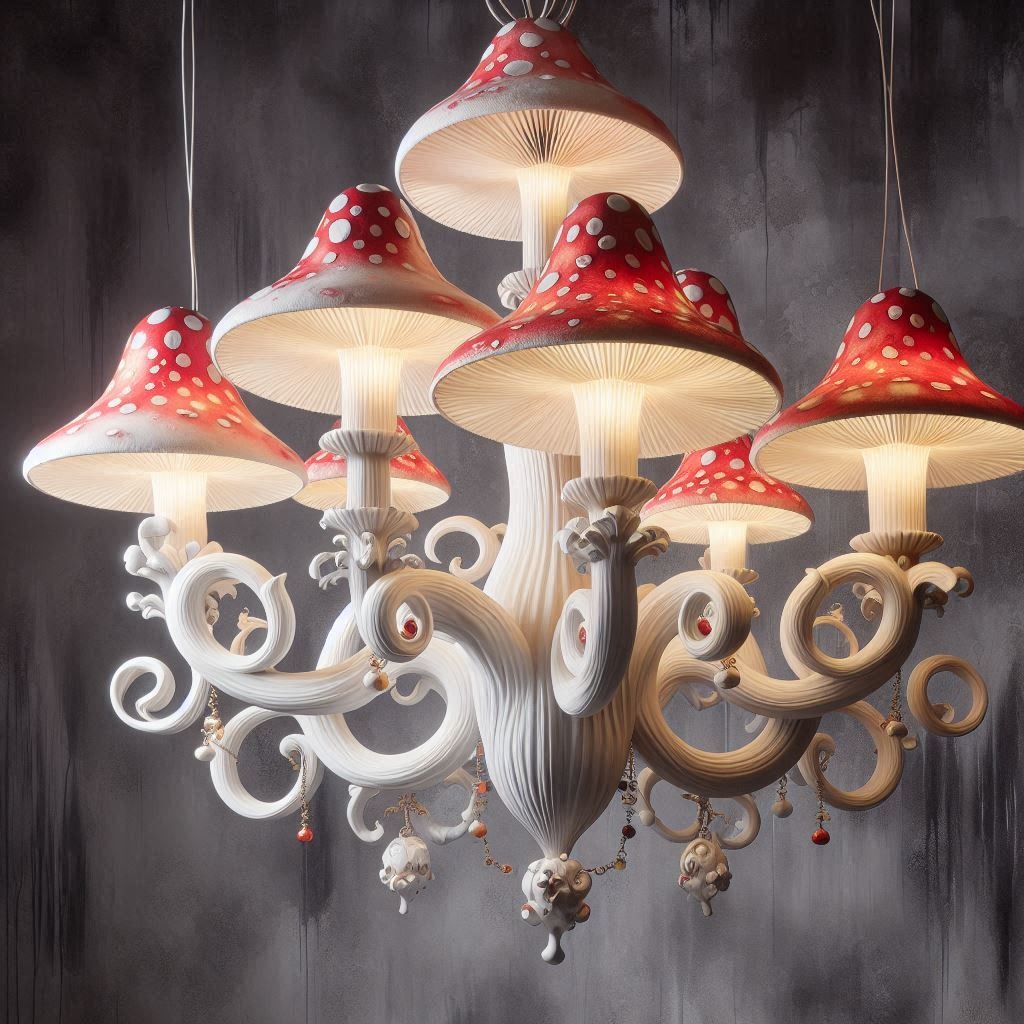 Illuminate Your Space with Elegance: The Enchanting Mushroom Chandelier