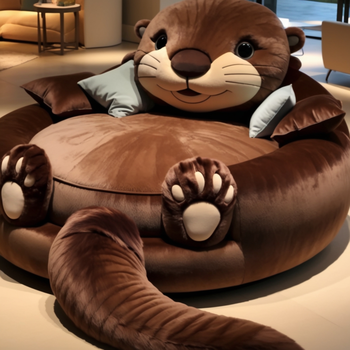 Unwind in Playful Luxury: Experience Ultimate Comfort with the Otter Lounger