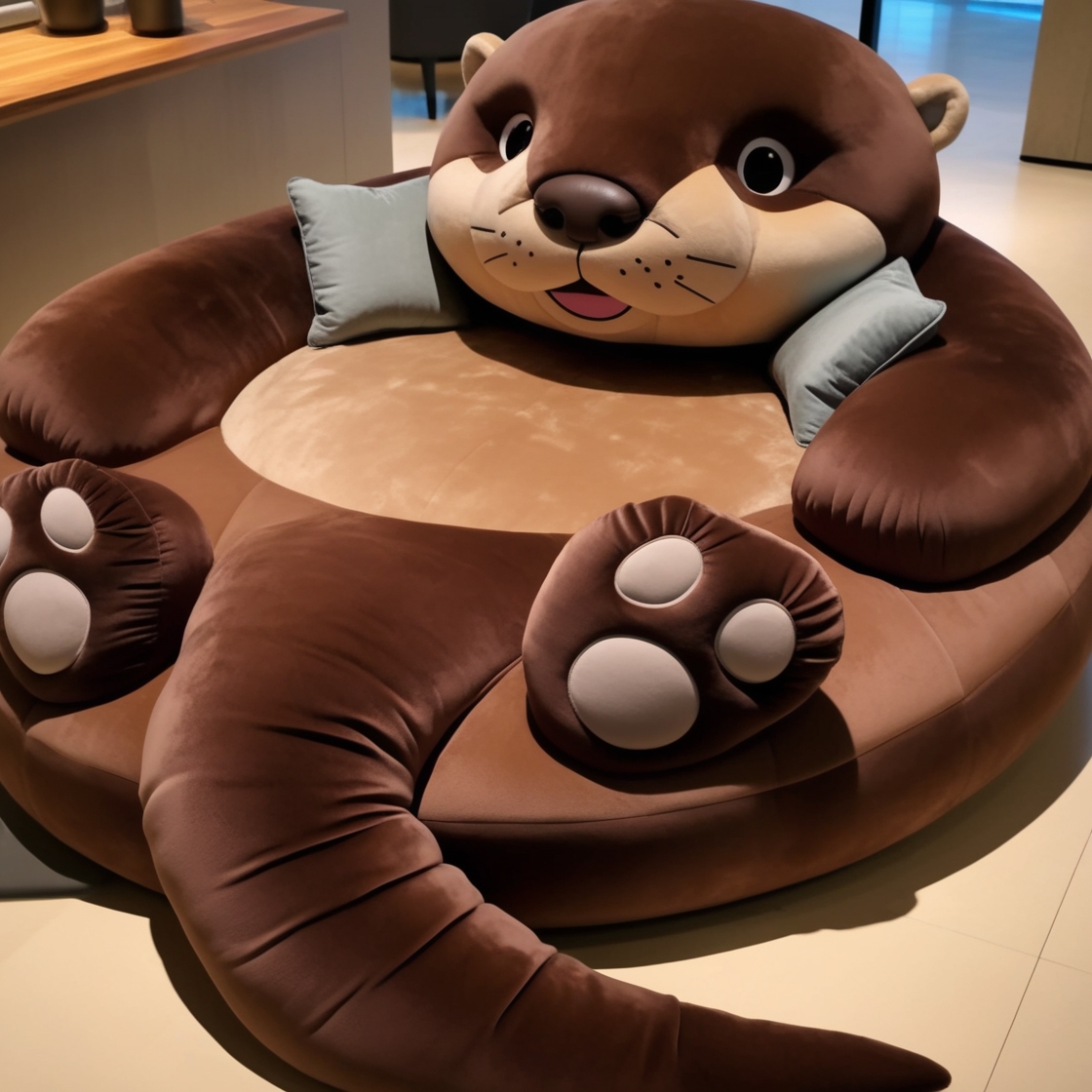 Unwind in Playful Luxury: Experience Ultimate Comfort with the Otter Lounger