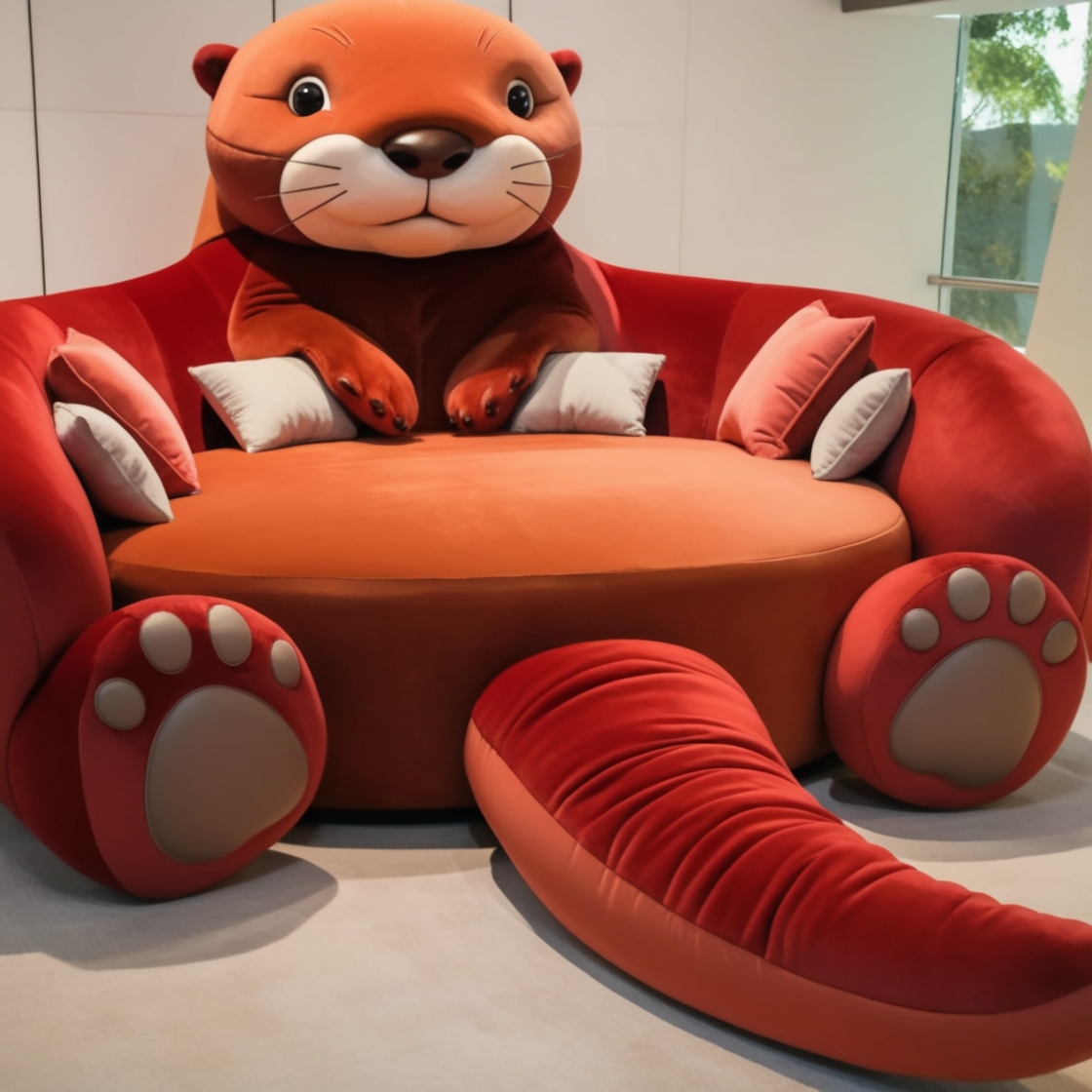 Unwind in Playful Luxury: Experience Ultimate Comfort with the Otter Lounger