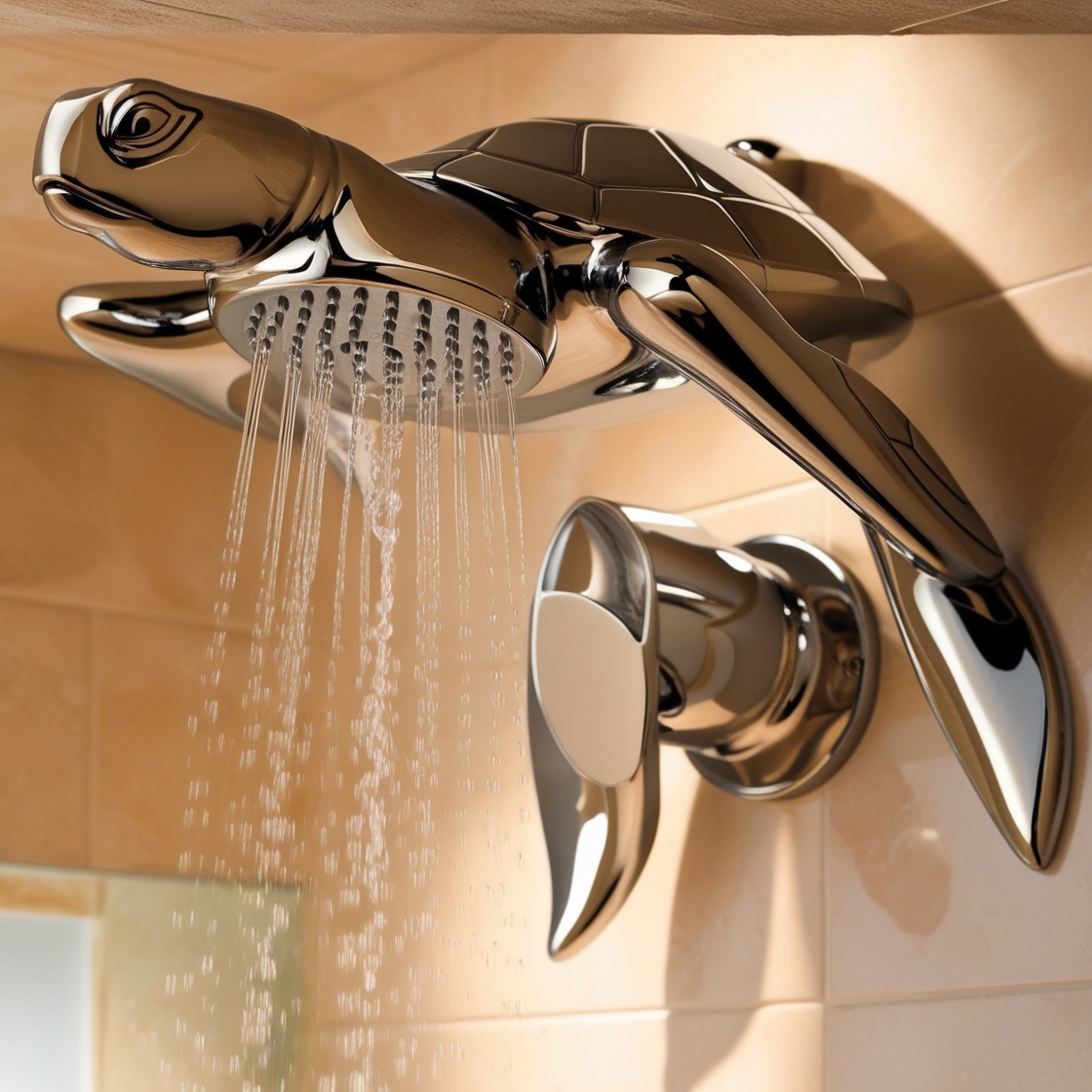 Dive into Luxury: Transform Your Bathroom with Sea Creature Showerheads