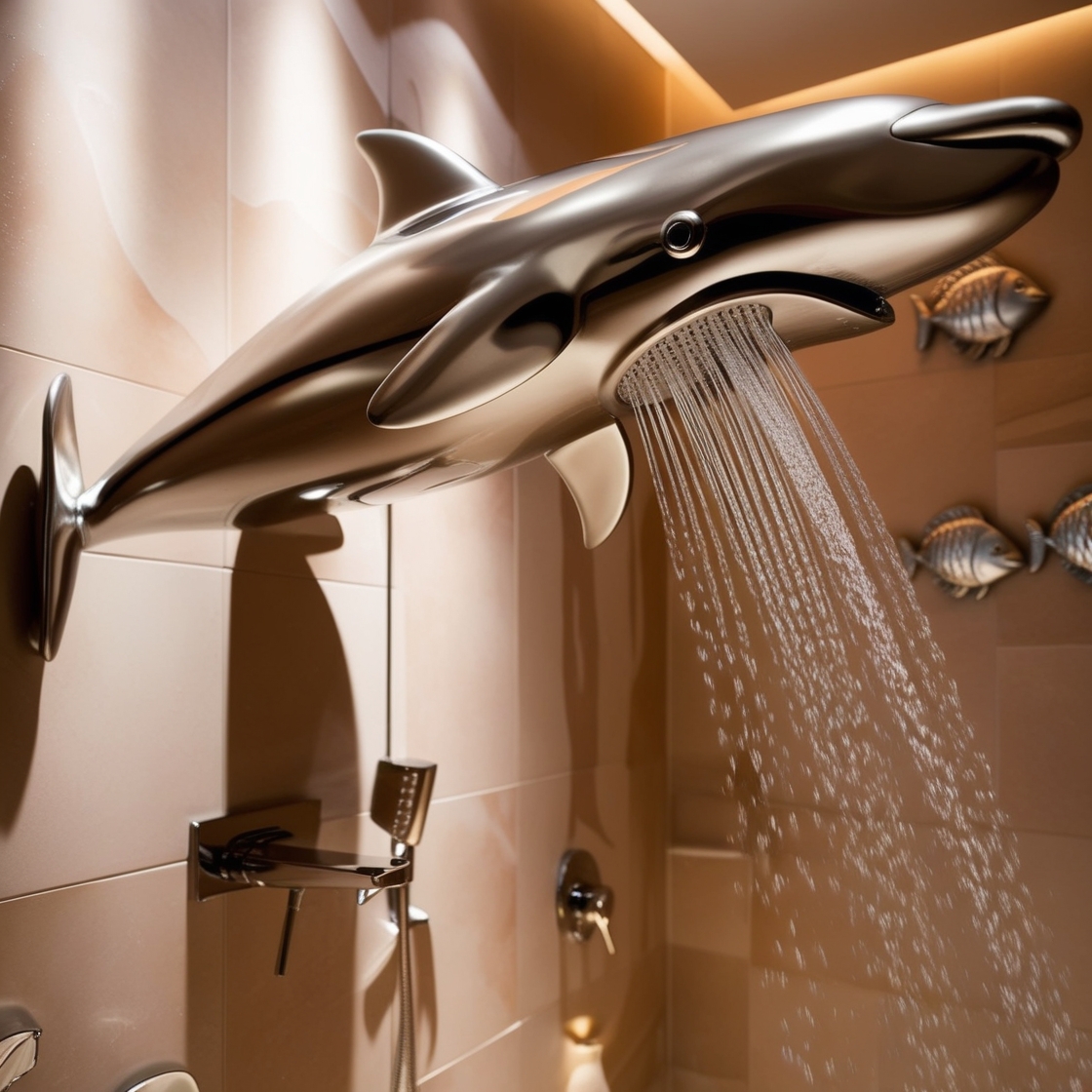 Dive into Luxury: Transform Your Bathroom with Sea Creature Showerheads