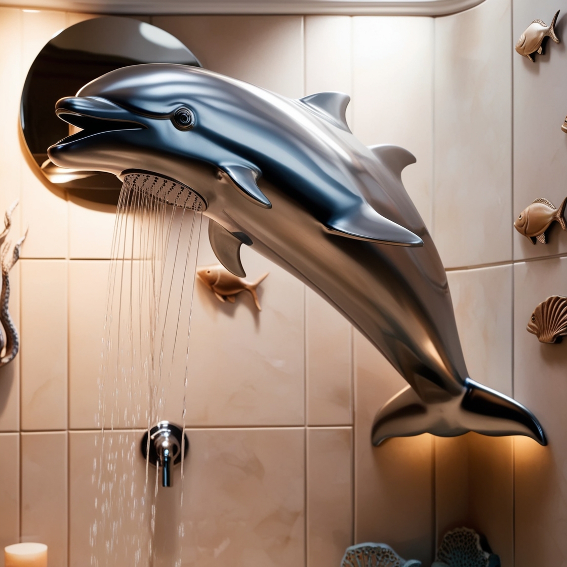 Dive into Luxury: Transform Your Bathroom with Sea Creature Showerheads