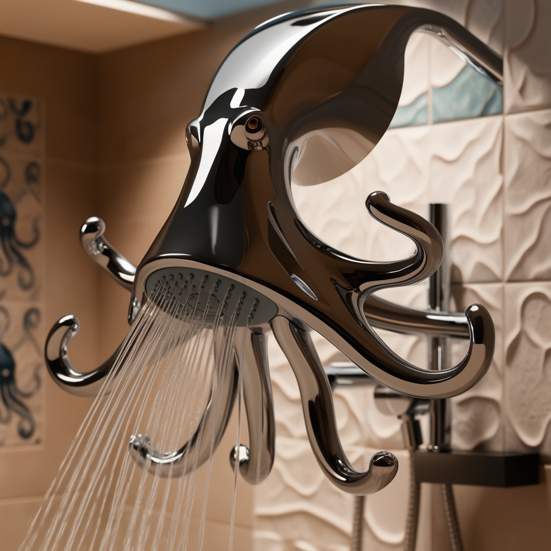 Dive into Luxury: Transform Your Bathroom with Sea Creature Showerheads