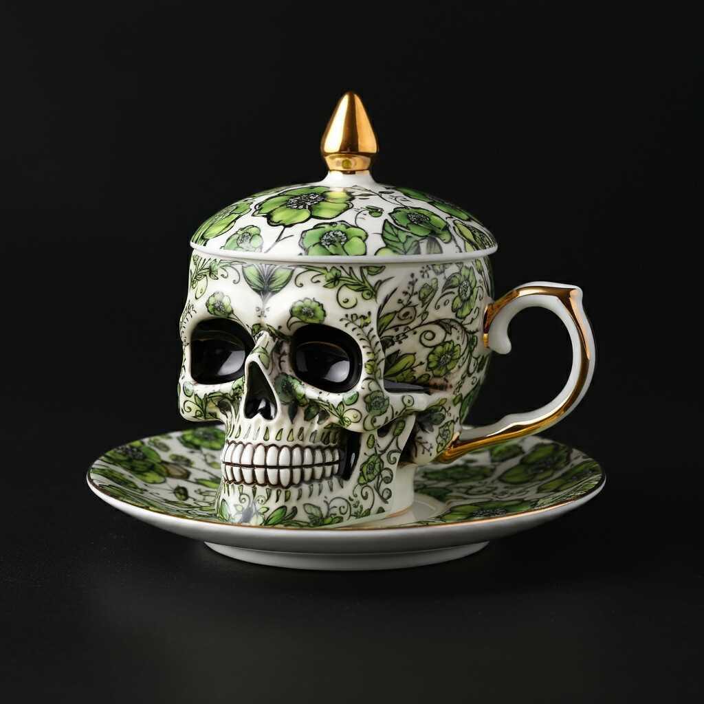 Sip in Style: The Intriguing Charm of Skull Shaped Teacups