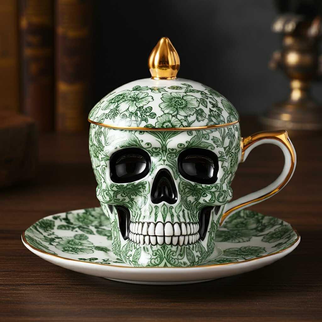 Sip in Style: The Intriguing Charm of Skull Shaped Teacups