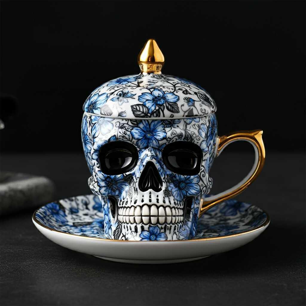 Sip in Style: The Intriguing Charm of Skull Shaped Teacups