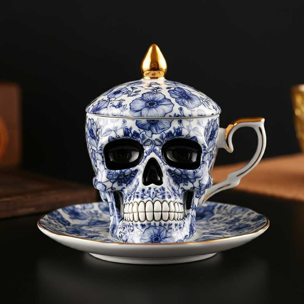 Sip in Style: The Intriguing Charm of Skull Shaped Teacups