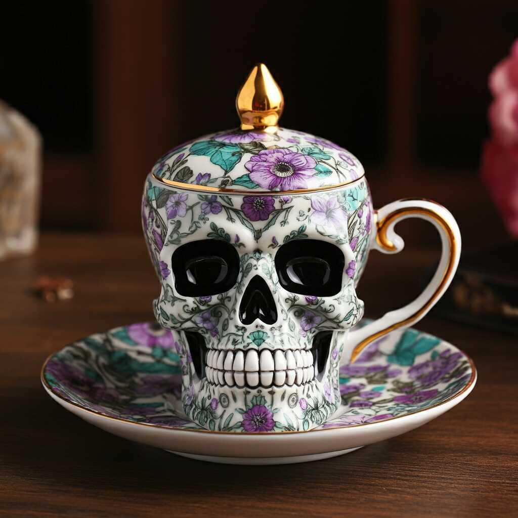 Sip in Style: The Intriguing Charm of Skull Shaped Teacups