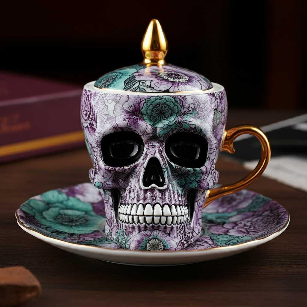 Sip in Style: The Intriguing Charm of Skull Shaped Teacups