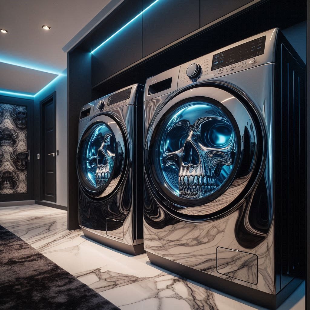 Revolutionize Your Home: Skull Shaped Washer and Dryer Sets for a Unique Laundry Experience