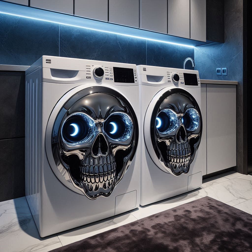 Revolutionize Your Home: Skull Shaped Washer and Dryer Sets for a Unique Laundry Experience