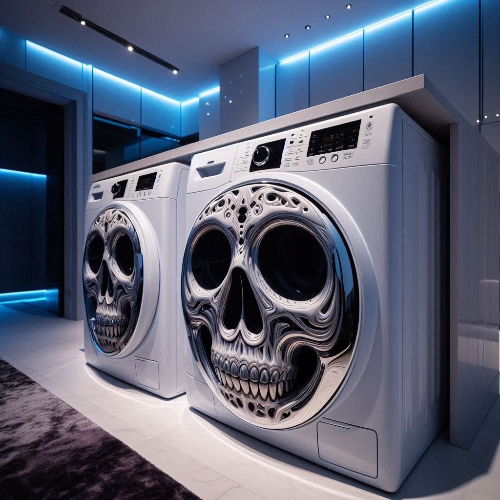 Revolutionize Your Home: Skull Shaped Washer and Dryer Sets for a Unique Laundry Experience