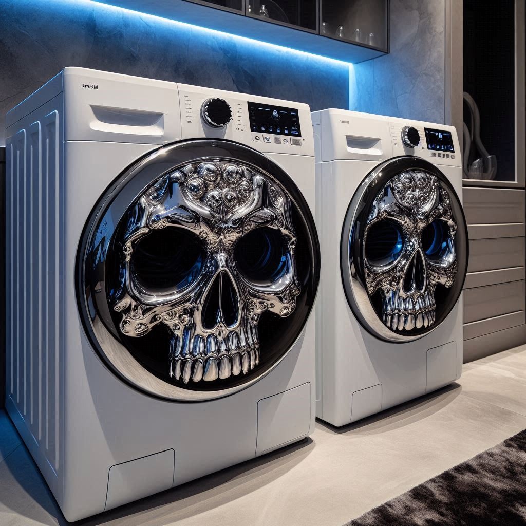 Revolutionize Your Home: Skull Shaped Washer and Dryer Sets for a Unique Laundry Experience