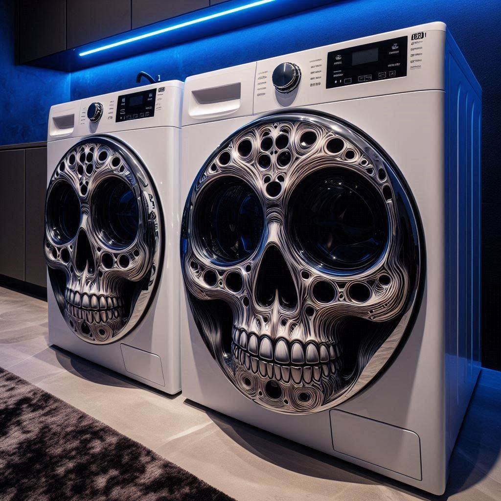 Revolutionize Your Home: Skull Shaped Washer and Dryer Sets for a Unique Laundry Experience