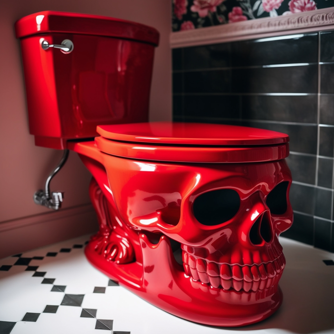 Skull Toilets: A Bold Statement in Bathroom Design for the Fearless