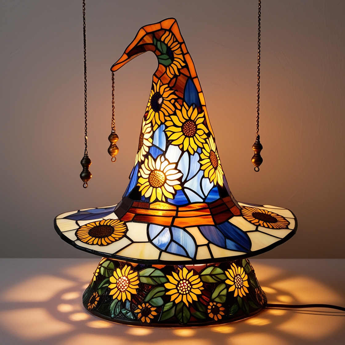 Sunflower Witch Lamp: Illuminate Your Space with Enchanting Floral Magic