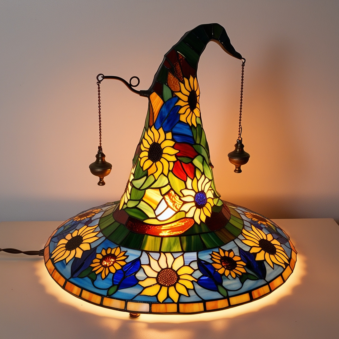 Sunflower Witch Lamp: Illuminate Your Space with Enchanting Floral Magic