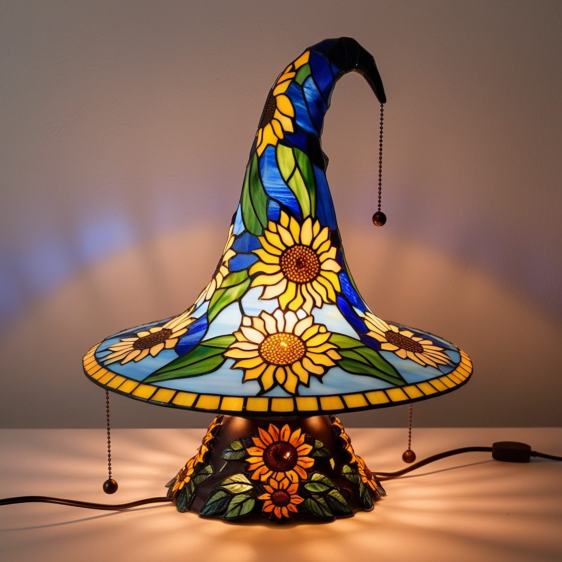 Sunflower Witch Lamp: Illuminate Your Space with Enchanting Floral Magic