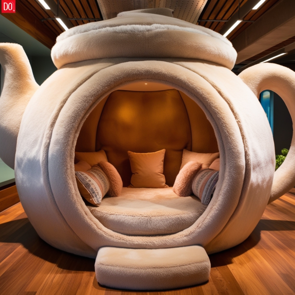 Teapot Lounging Pods: A Unique Fusion of Artful Design and Ultimate Relaxation