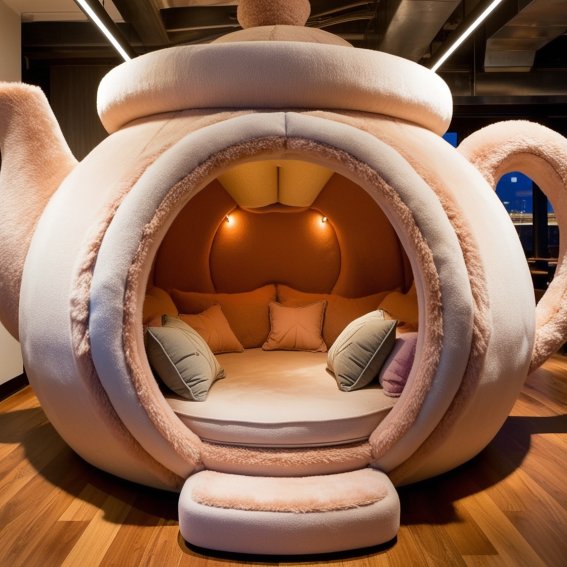 Teapot Lounging Pods: A Unique Fusion of Artful Design and Ultimate Relaxation