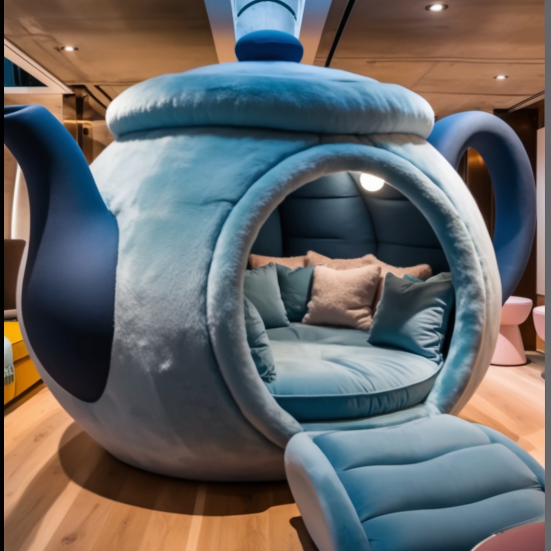 Teapot Lounging Pods: A Unique Fusion of Artful Design and Ultimate Relaxation