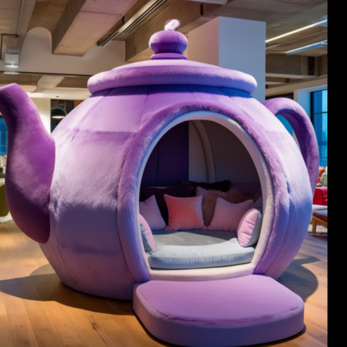 Teapot Lounging Pods: A Unique Fusion of Artful Design and Ultimate Relaxation