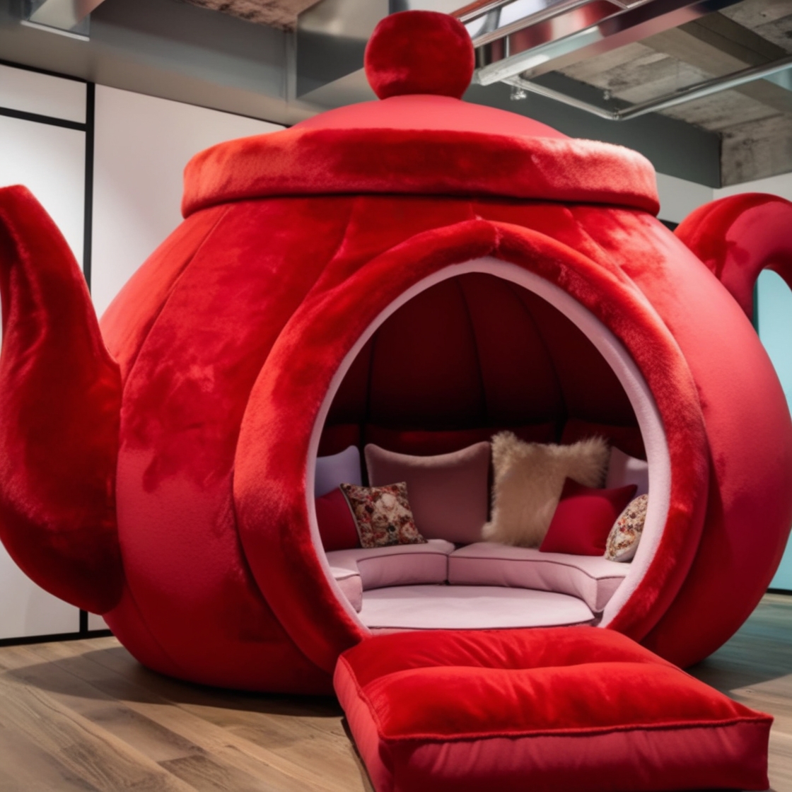 Teapot Lounging Pods: A Unique Fusion of Artful Design and Ultimate Relaxation